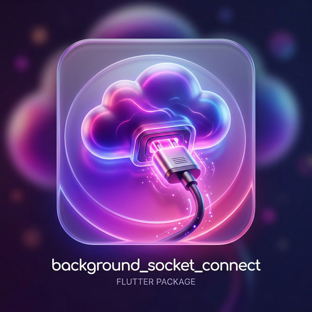 background socket connect