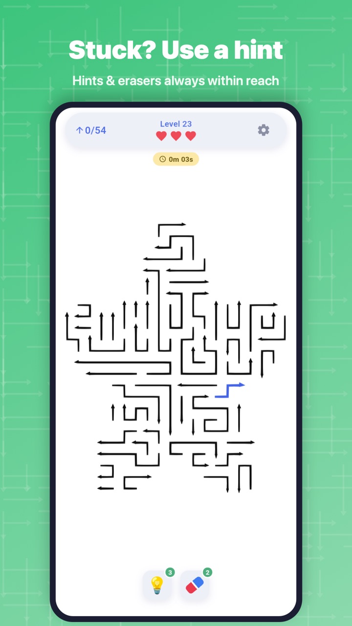 Brain Top: Arrow Exit screenshot