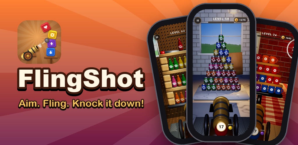 FlingShot: Knock Down Blocks