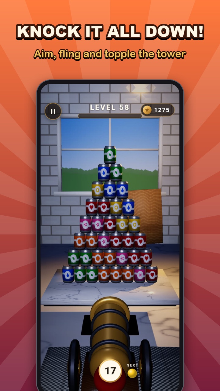 FlingShot: Knock Down Blocks screenshot