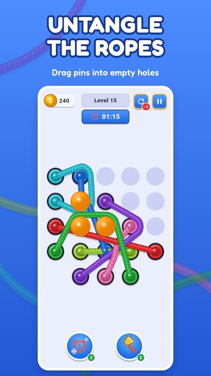 KnotSolve: Rope Puzzle screenshot