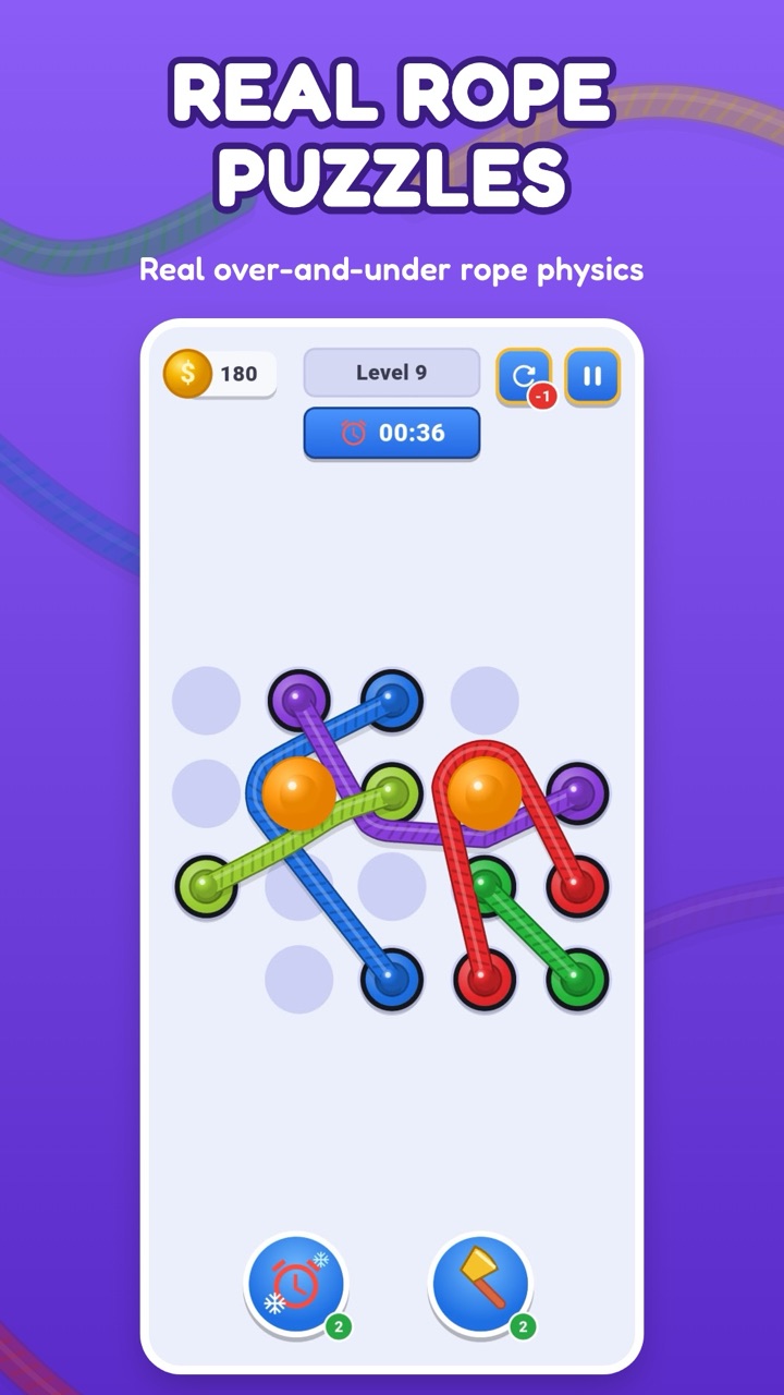 KnotSolve: Rope Puzzle screenshot