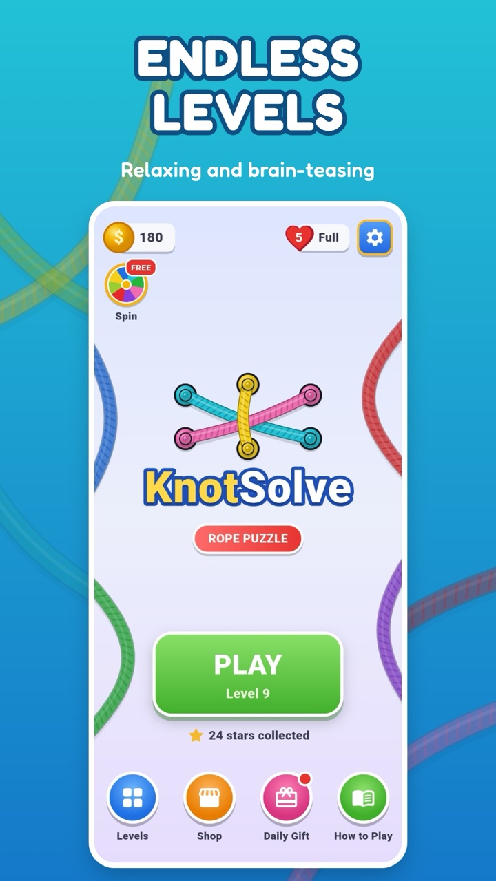 KnotSolve: Rope Puzzle screenshot
