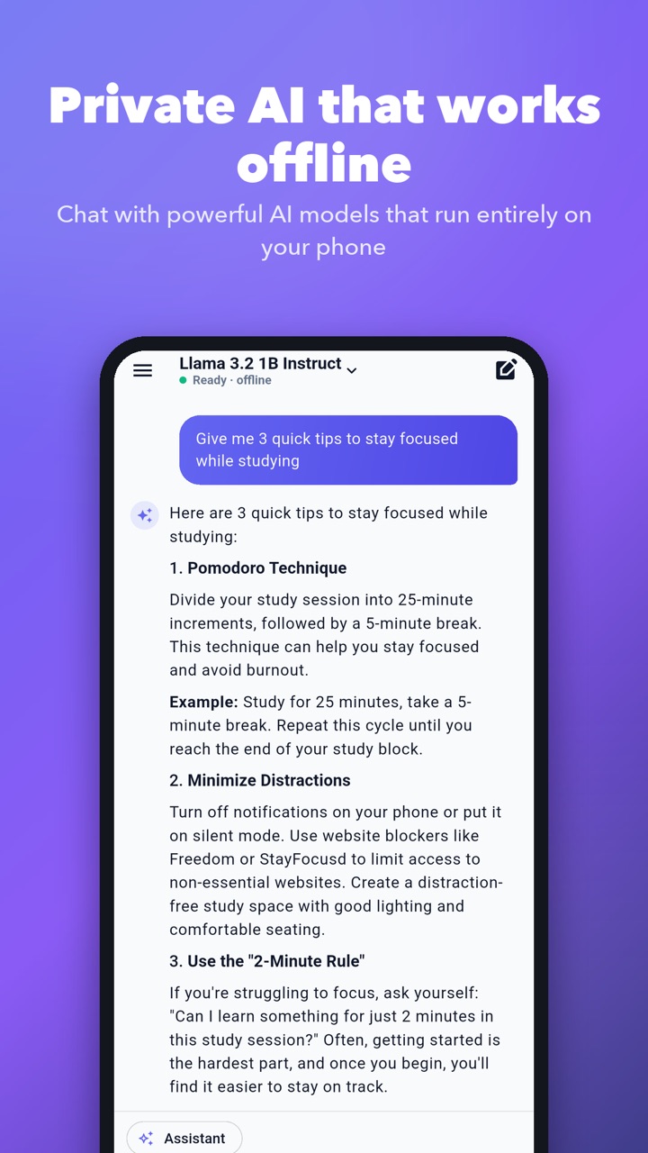 Local Chat: Offline AI screenshot