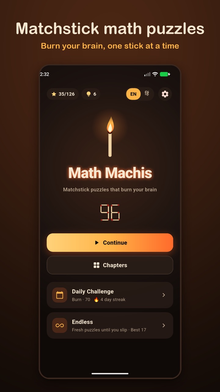 Math Machis: Matchstick Math screenshot