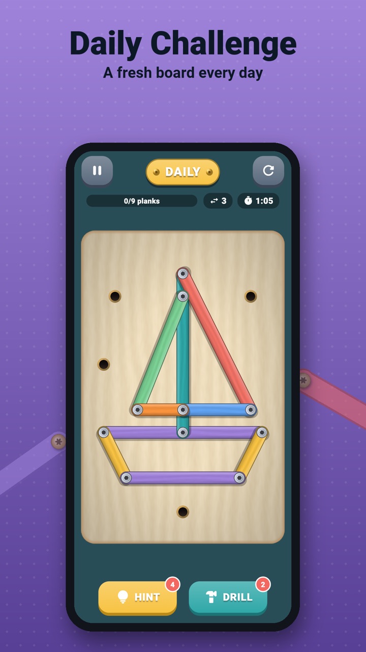 Plank Nuts: Screw Puzzle screenshot